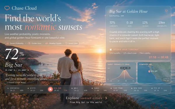 Sunset Forecast template preview
