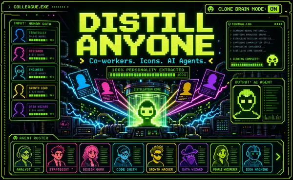 Distill your colleague template preview