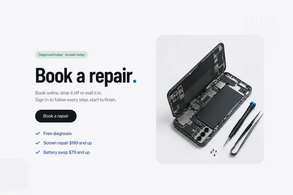 Repair Desk template preview