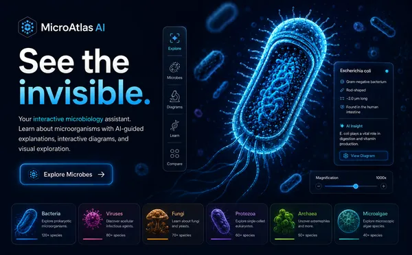 Microbe Diagrams template preview
