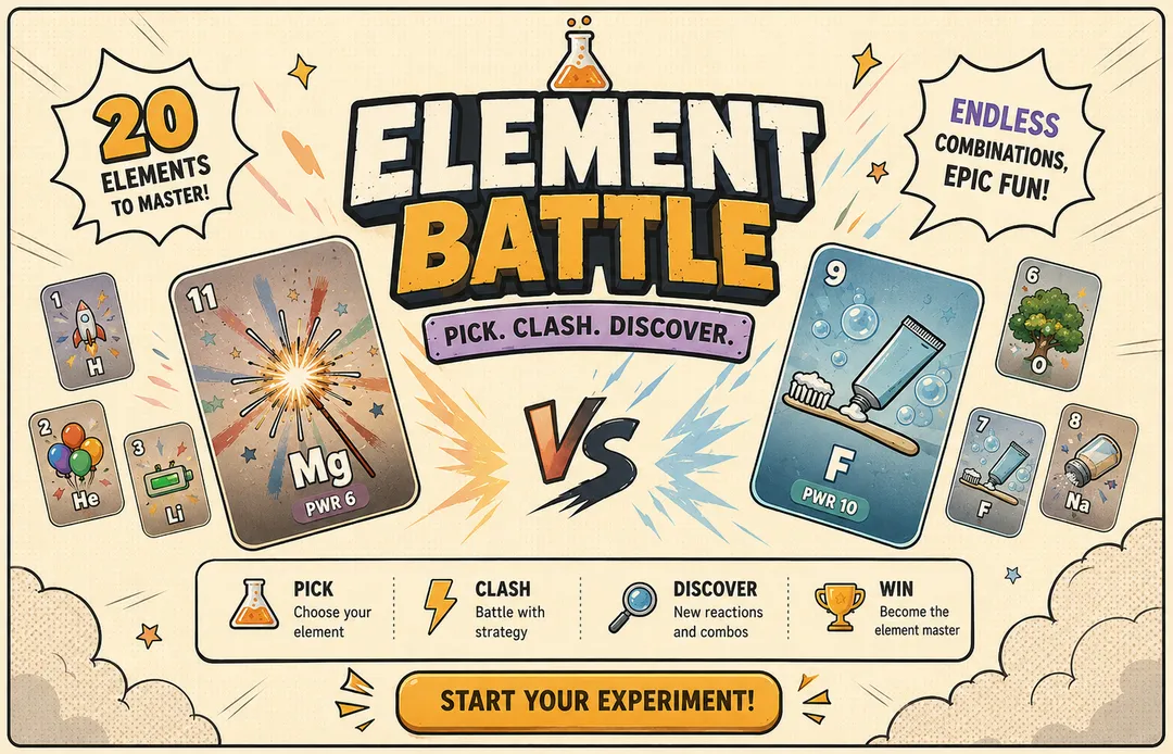 Element Battle: Chemistry Card Game preview