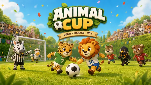 Animal Football Game template preview