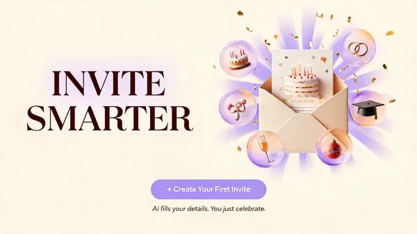 Birthday Dinner Invite template preview